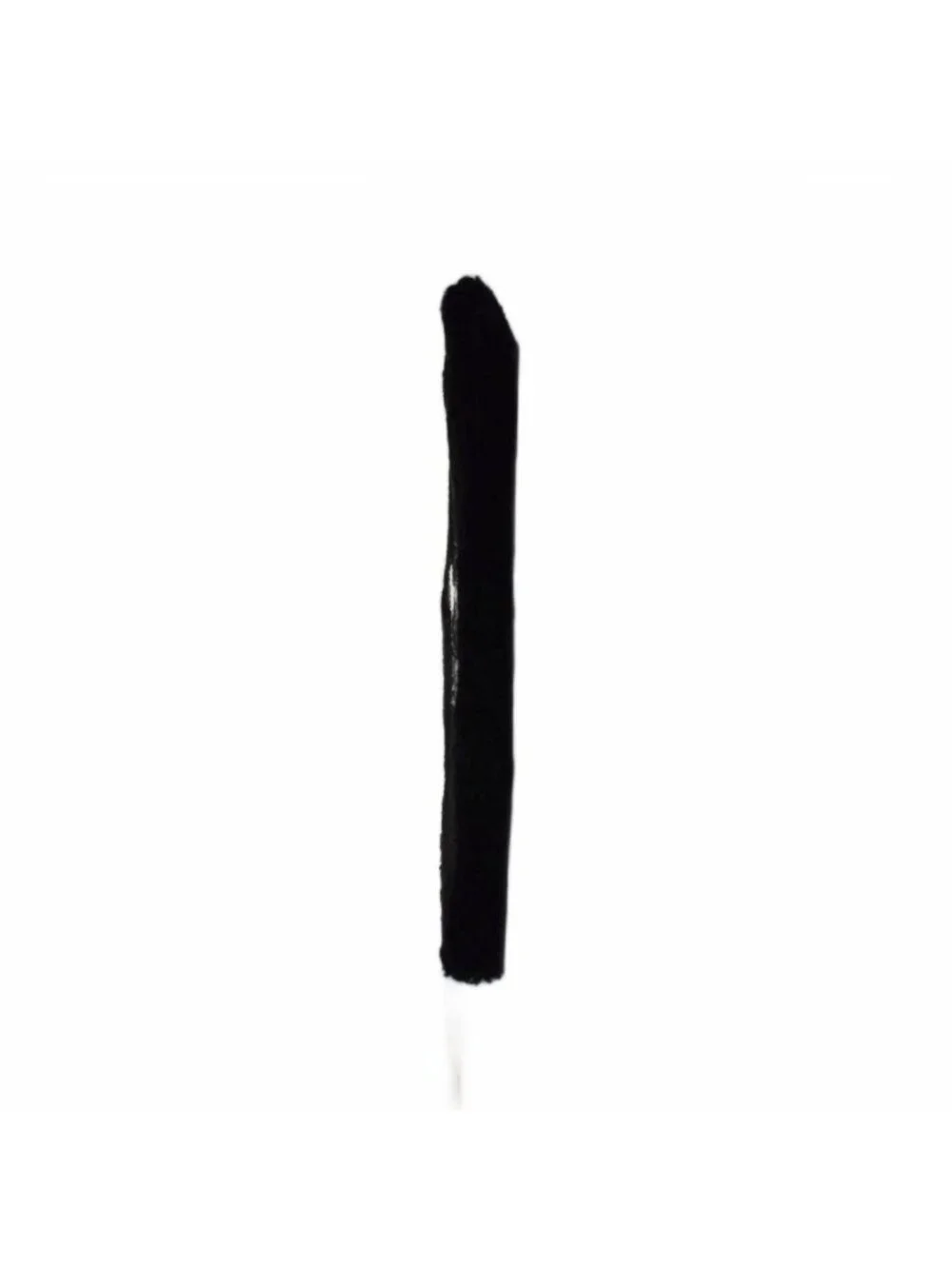 Balenciaga Clutch Shearling Fleece Logo Black White